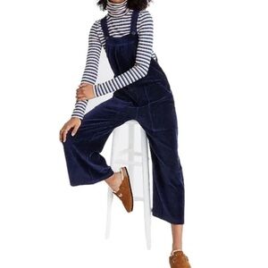 Madewell Texture and Thread Velvet Corduroy Overalls